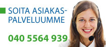 Soita asiakaspalveluumme